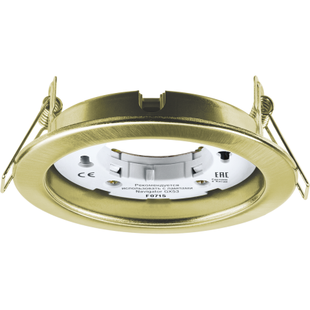 Светильник Navigator NGX-R1-002-GX53 золото