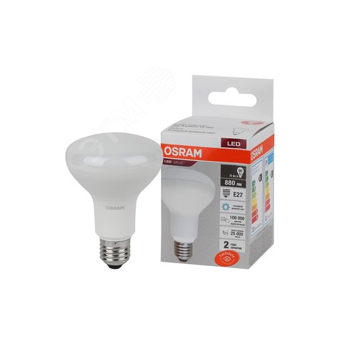 Уценка ВО Лампа OSRAM LV R80 90 11SW/865 230V E27 10X1