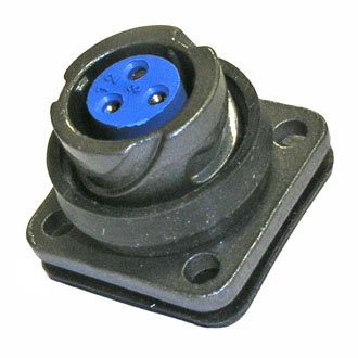 FQ14-3ZK-S розетка на корпус, Разъем