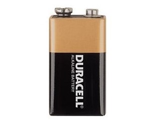 Батарейка "крона" Duracell Basic (Alkaline, 6LR61/6LF22, 9V)