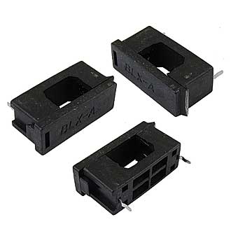 Держатель предохранителя BLX-A (5x20 6A 250V) на плату с крышкой
