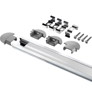 Профиль врезной с экраном Navigator NPR-03-SET (2000х22х7мм) (комплект)