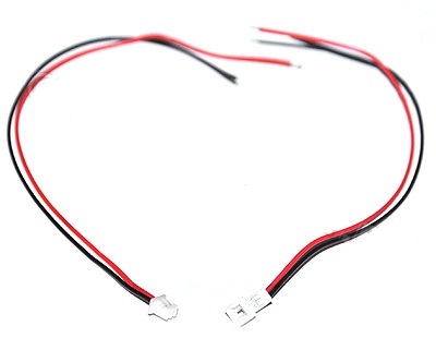 RP03 вилка + розетка на кабель с проводом 0,15м 1.25мм, Разъёмпитания