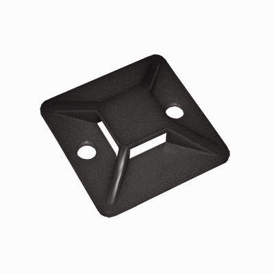 Площадка под стяжку AAM-20 (20х20мм) самоклеющаяся черная 100шт