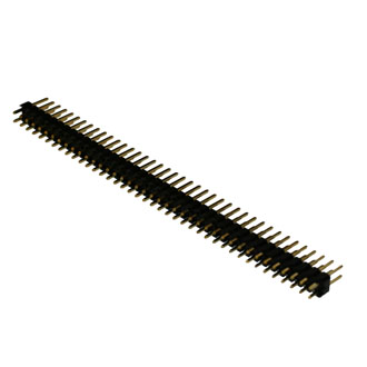 PLD-80 (2x40) шаг 2,54мм, Разъем штыревой