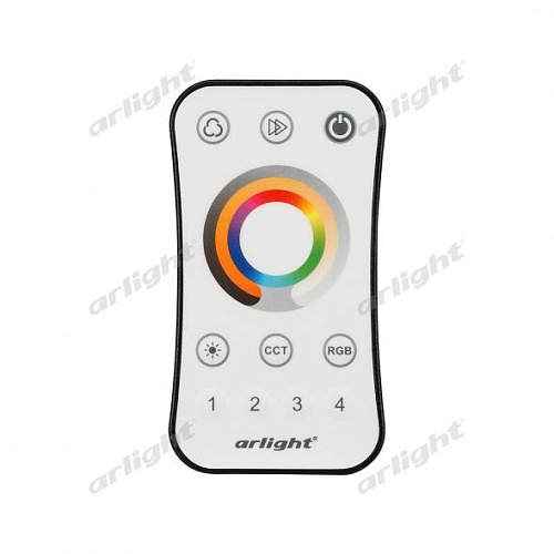 Пульт SMART-R16-MULTI (4 зоны, DIM/MIX/RGB/RGBW, RF, 2.4G) сенсорное кольцо