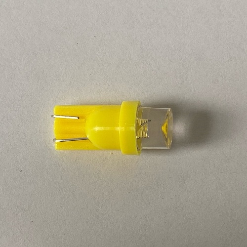 Светодиодная лампа T10 (W5W) 12V 1 LED Orange