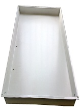 Корпус для светодиодного светильника 1120х298х40 без рассеивателя