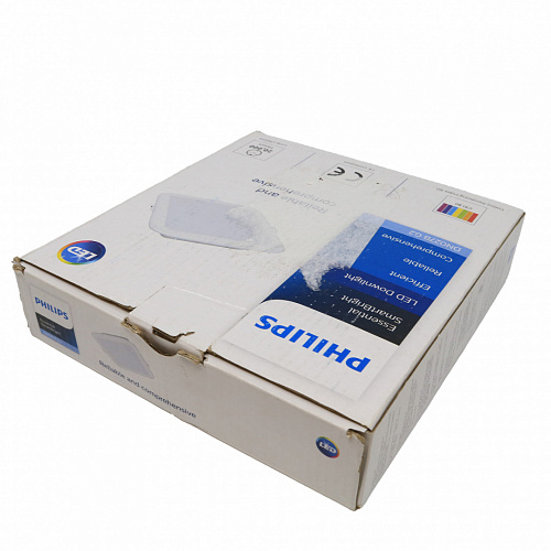 Светильник квадратный Philips DN027B G2 14W 220-240V L150 RU (14Вт, 1200Лм, 6.5К) 1 Повреждена упаковка