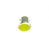 Светодиодная лампа R5W (BA15S) 12V 1 COB LED White 