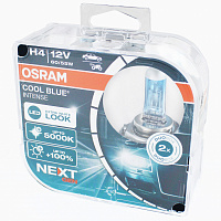 Галогенная лампа головного света H4 Osram Cool Blue Next 12V 60/55W P43t 64193CBN-HCB 2 шт.