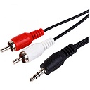 Шнур 3.5 мм (шт.) - 2RCA (шт.) 1.5м  