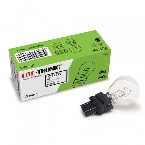 P27/7W (W2,5x16q) Lite-Tronic 12.8V/14V 27/7W 1121VSCP