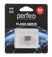 Карты памяти Perfeo USB3.0 64GB M06 METAL SERIES