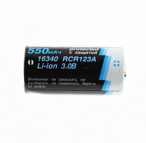 Аккумулятор Robiton 16340 Li16340/3.0 (Li-ion, 3.0V, 550mAh) без контроллера