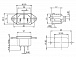 AC-016 вилка на корпус (220В) 3 контакта, Разъем питания