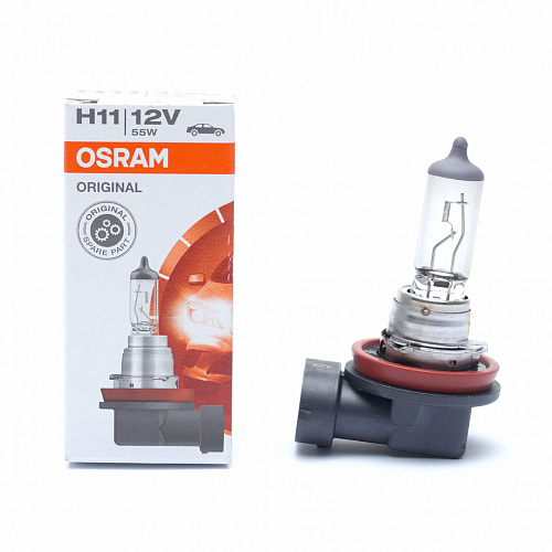 Галогенная лампа головного света H11 Osram Original line 12V 55W PGJ19-2 64211