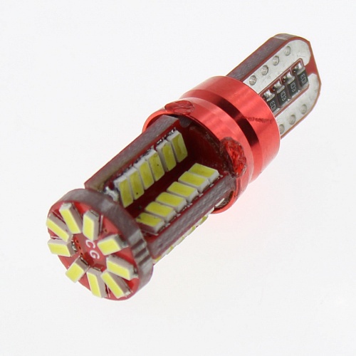 Светодиодная лампа T10 (W5W) 12V 3014 57 SMD LED White 