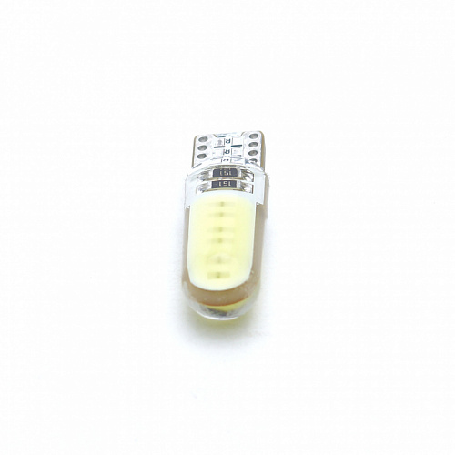 Светодиодная лампа T10 (W5W) 12V 2 COB CL LED White 