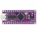 Контроллер Nano V3.0 TYPE-C (LGT8F328P+CH340).,без контактов для Arduino