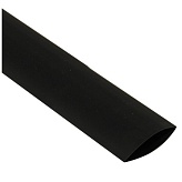Трубка термоусадочная 120/60мм черная (1 метр)