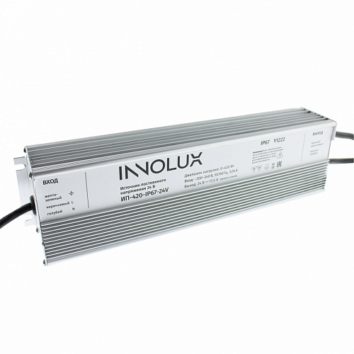 Блок питания INNOLUX ИП-420-IP67-24V (24V, 17.5A, 420W, IP67)