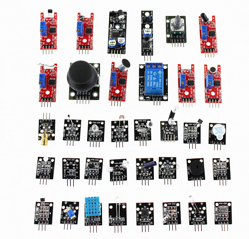 Набор датчиков и модулей для Arduino (37шт)