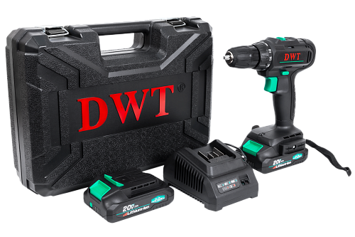 Аккумуляторная дрель-шуруповерт 30Нм DWT ABSP-20 NF-2 BMC