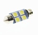 Светодиодная лампа C5W (T11x36) 24V 5050 4 SMD LED White Lumen
