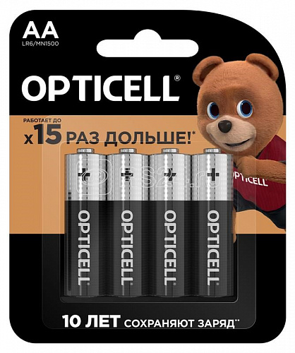 Батарейка Opticel Basic (Alkaline, АА, LR6, 1.5V) 5051001