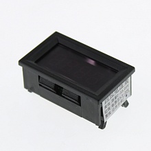 Вольтметр цифровой: 0-33,00VDC blue (45х26mm)