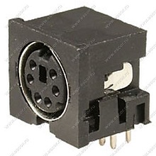 MDN-6FR гнездо на плату , Разъём