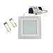 Светильник Navigator NDL-SP3-7W-840-WH-LED квадрат, стекло 1 Потертости на корпусе