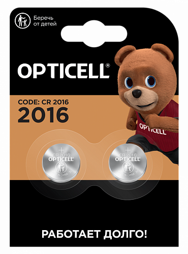 Батарейка Opticell Specialty CR2016 (Lithium, CR2016, 3V)