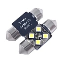 Светодиодная лампа C5W (T11x31) 12V 3030 4 SMD LED White