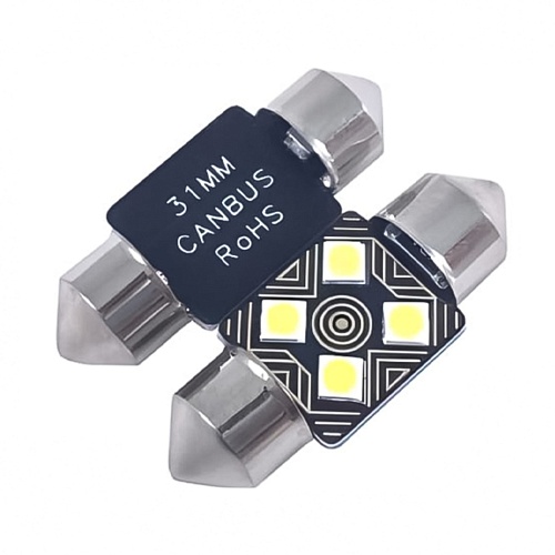 Светодиодная лампа C5W (T11x31) 12V 3030 4 SMD LED White