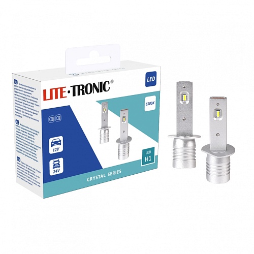 Светодиодная лампа H1 LITE-TRONIC CRYSTAL LED 6500K 12/24V H1CSLEDX2 2шт 