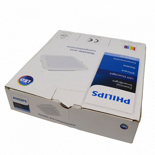 Светильник квадратный Philips DN027B G2 14W 220-240V L150 RU (14Вт, 1200Лм, 6.5К) 1 Повреждена упаковка