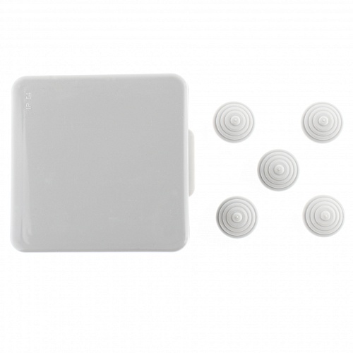 Коробка Navigator NSS-DB-80-80-50-7-GR распаячная открытого монтажа
