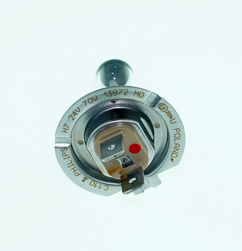 Галогенная лампа головного света H7 Philips MasterDuty 3200K 24V 70W PX26d 13972MDC1