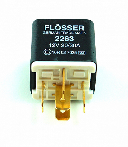 Реле 12V 20/30А 2263 Flosser 5 контактов 