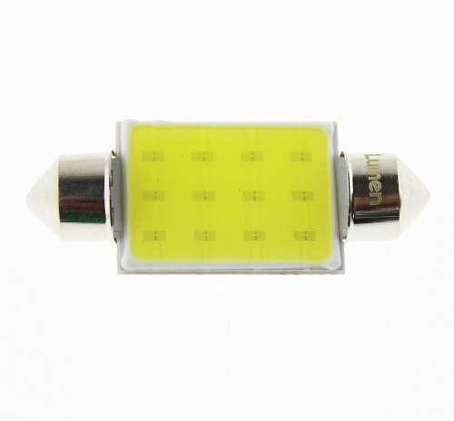 Светодиодная лампа C5W (T11x39) 12V 1 COB LED White Lumen