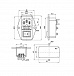AC-014 вилка на корпус (220В; с выключателем и предохр.) 3 контакта, Разъем питания