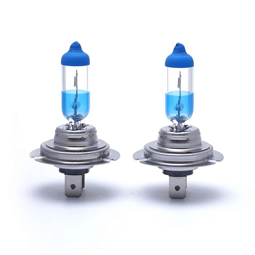 Галогенная лампа головного света H7 Philips ColorVision Blue 12V 55W PX26d 12972CVPB 2шт