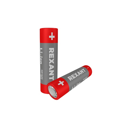 Rexant 18650 (Li-ion, 3.7V, 3000mA) без контроллера, плоский контакт