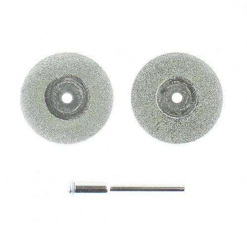Круги отрезные FIT 30мм, с алмазным напылением (2 шт) и штифт 3мм