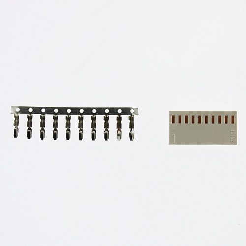 HU-10 розетка на кабель 2,54мм, Разъём питания