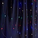 Гирлянда "занавес" типа Роса USB 240 LED 2*2м, мульти, IP20 , сетевой шнур 2м в комплекте, CL590