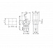 Переключатель клавишный SWRS-103-F1 on-off-on красный