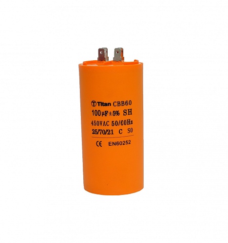 CBB60-A 100.0мкФ*450В(пусков.), Конденсатор